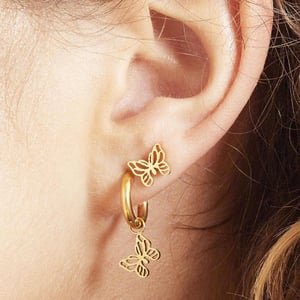 Orecchini Farfalla Galleggiante h5 Immagine2